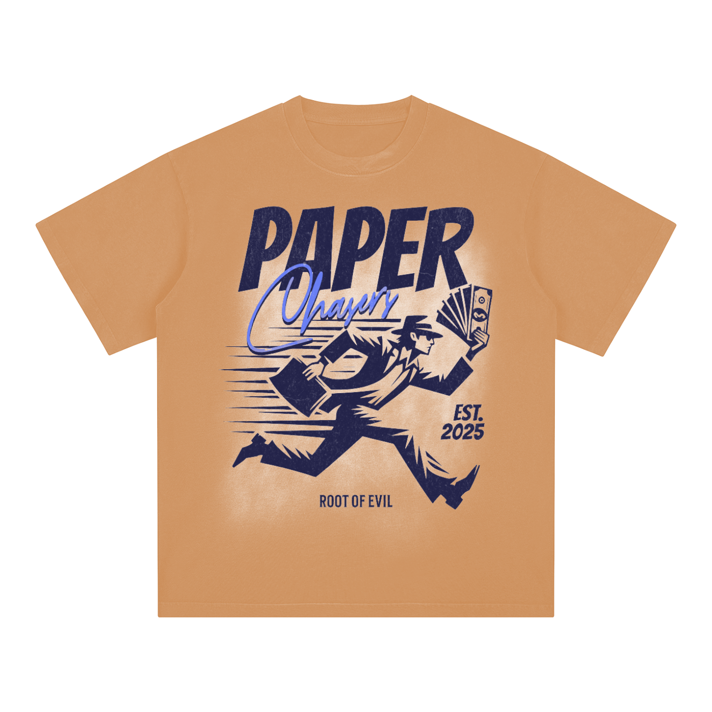 "PAPER CHASER" TEE