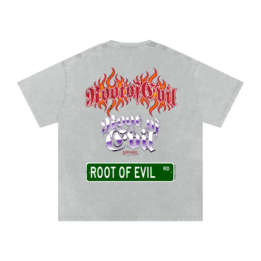 Root of Evil© TEEZ "BRANDED" -Light Gray