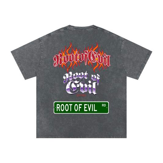 Root of Evil© TEEZ "BRANDED" -Pirate Gray