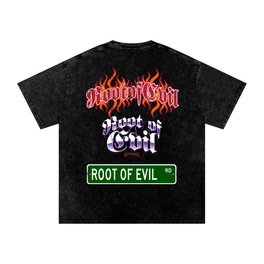 Root of Evil© TEEZ "BRANDED" -Black