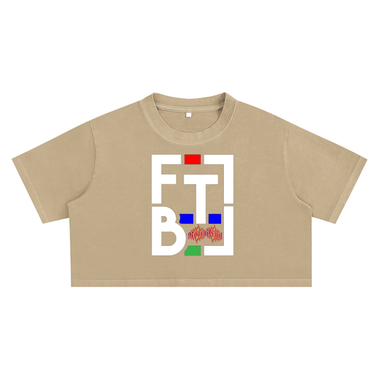 ROOT OF EVIL x FTB "FreeTheBros" CROP TOP