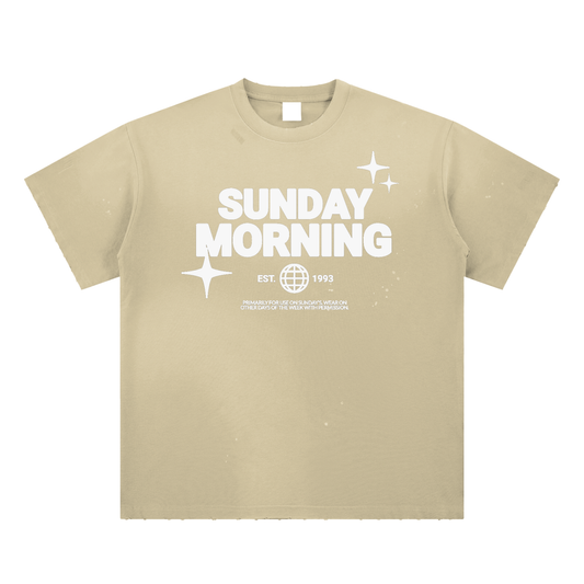 "SUNDAY MORNING" TEE