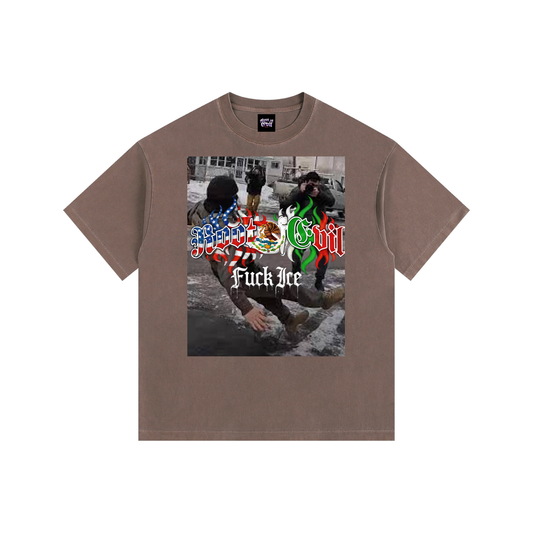 Root of Evil© TEEZ "FUCK ICE V3" -Coffee