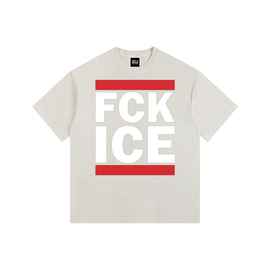 Root of Evil© TEEZ "FUCK ICE V1" -Light Apricot