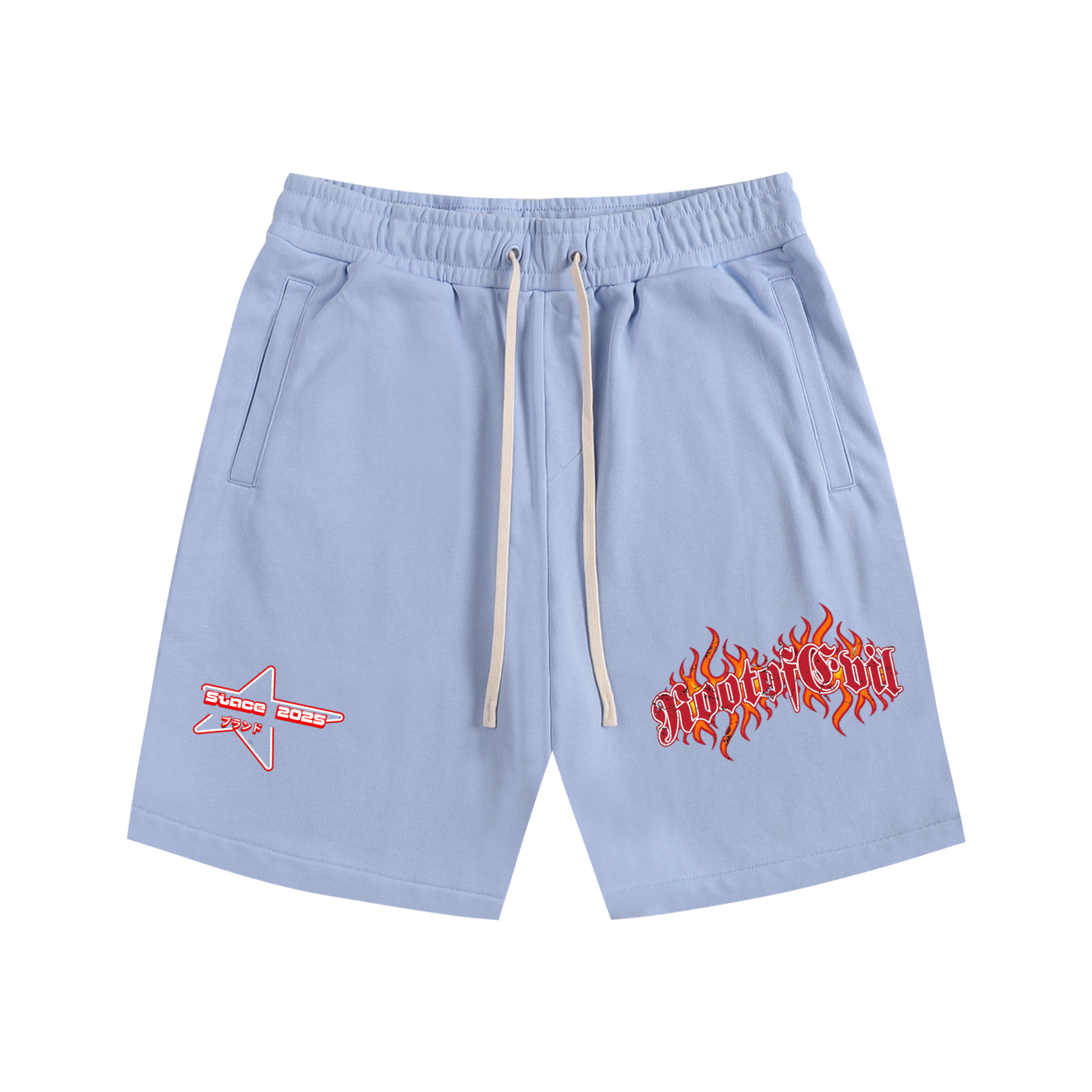 “Retro Blaze” Crew Shorts