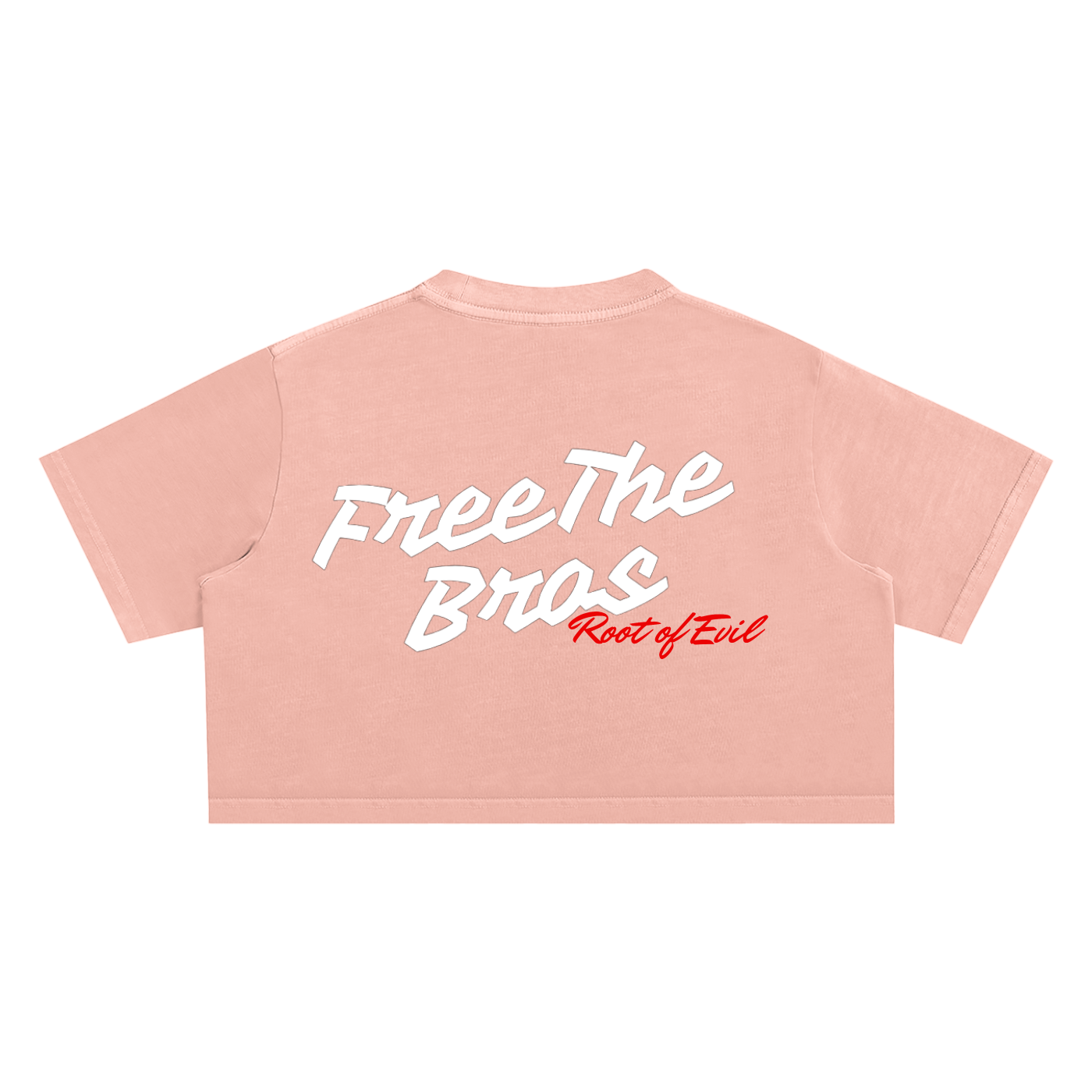 ROOT OF EVIL x FTB "FreeTheBros" CROP TOP