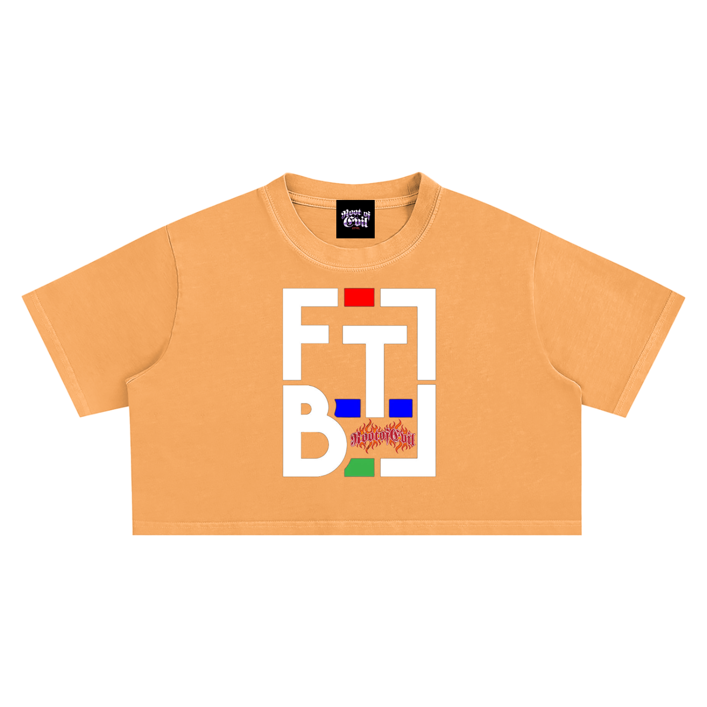ROOT OF EVIL x FTB "FreeTheBros" CROP TOP