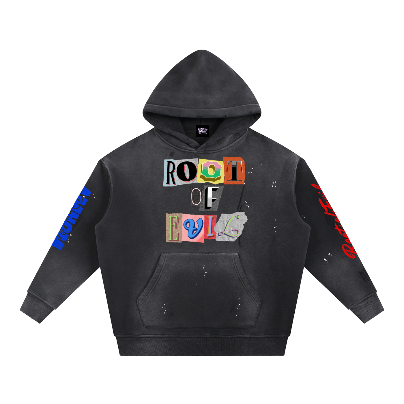 Root of Evil© HOODEEZ "BRANDED" -Black