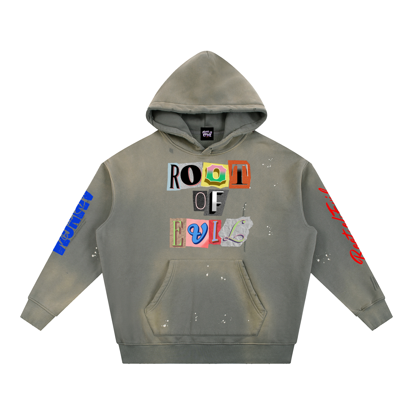 Root of Evil© HOODEEZ "BRANDED" -Medium Gray