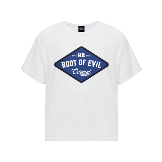 Root of Evil© TEEZ "ORIGINALS" -White/Blue