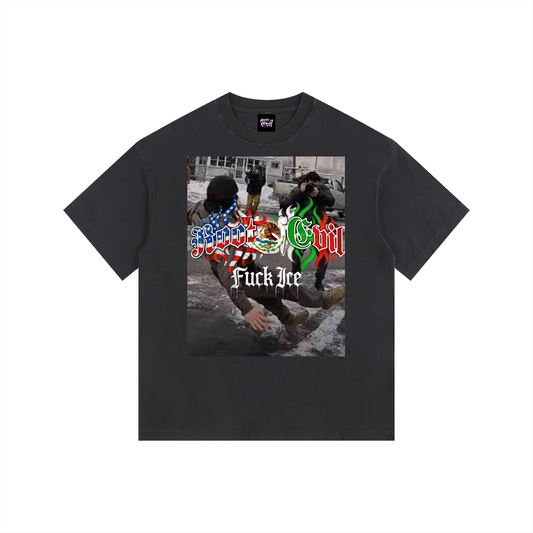 Root of Evil© TEEZ "FUCK ICE V3" -Black