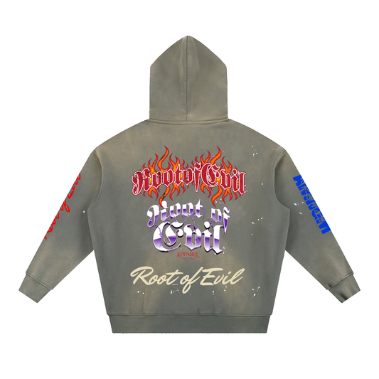 Root of Evil© HOODEEZ "BRANDED" -Medium Gray