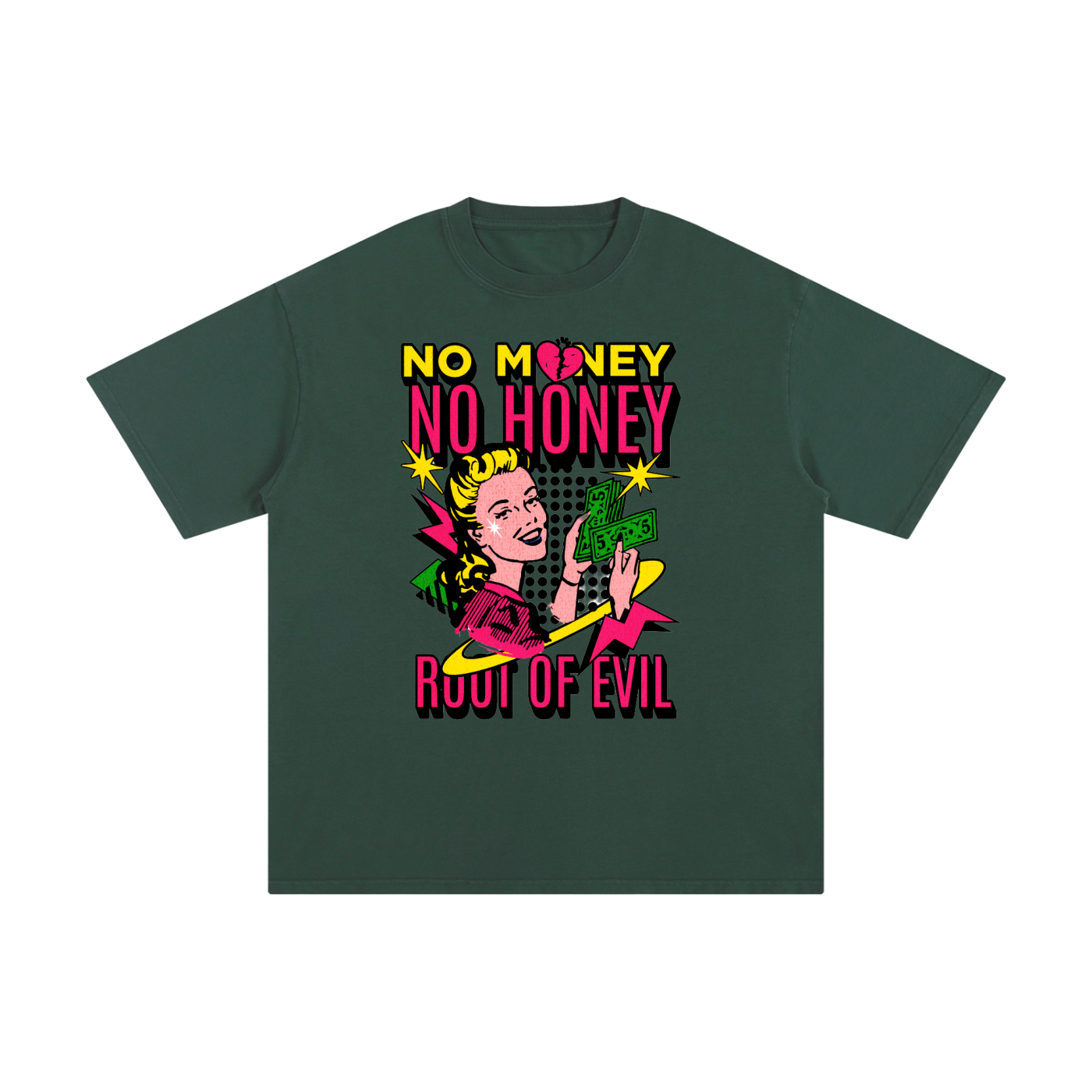 "NO MONEY, NO HONEY" TEE