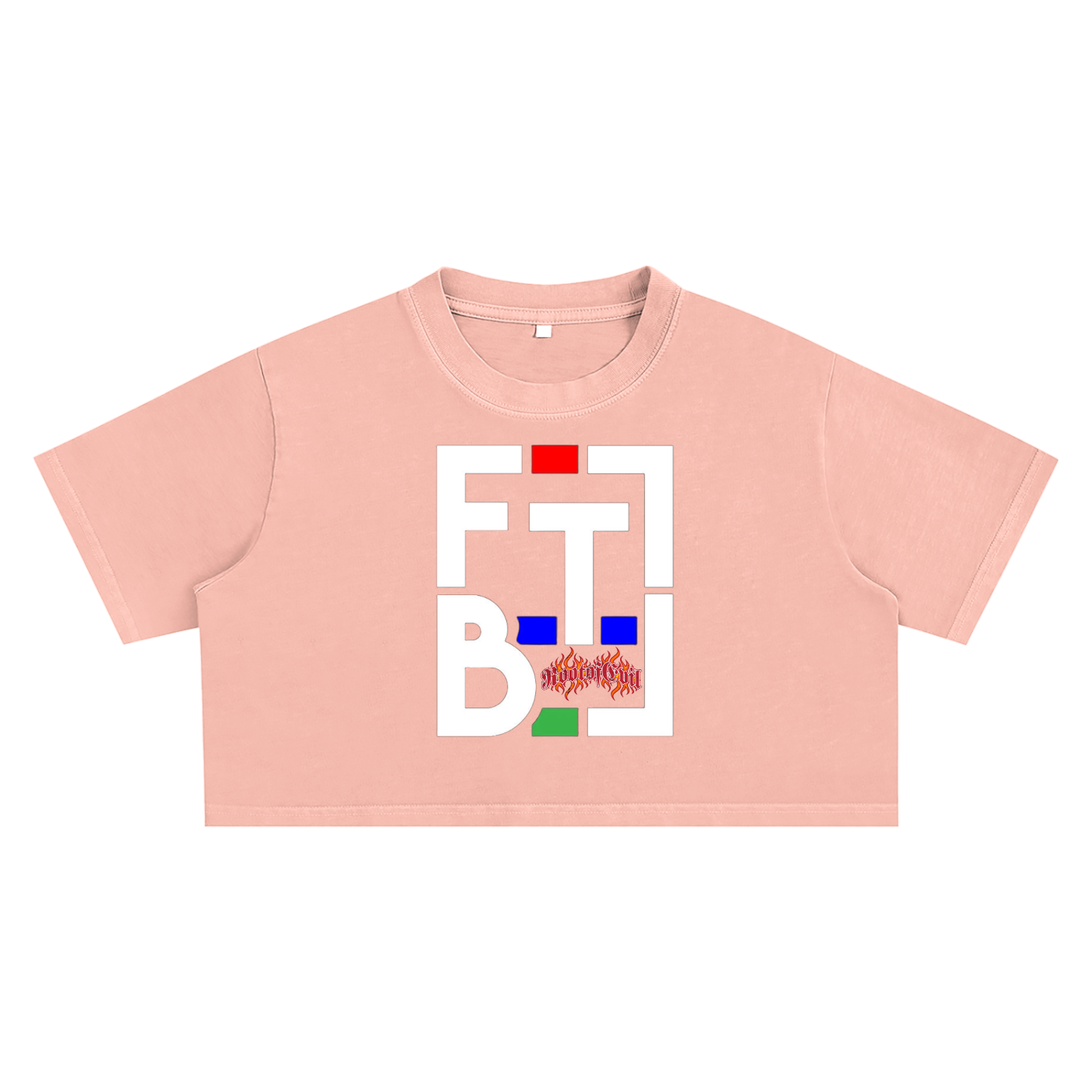 ROOT OF EVIL x FTB "FreeTheBros" CROP TOP