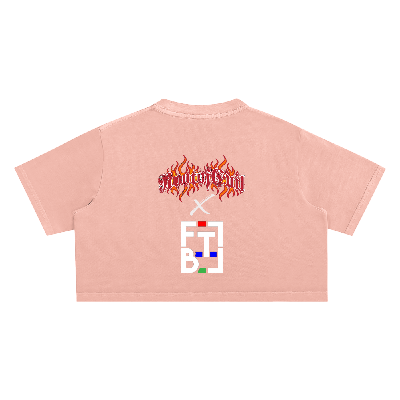 "ROOT OF EVIL x FTB" CROP TOP