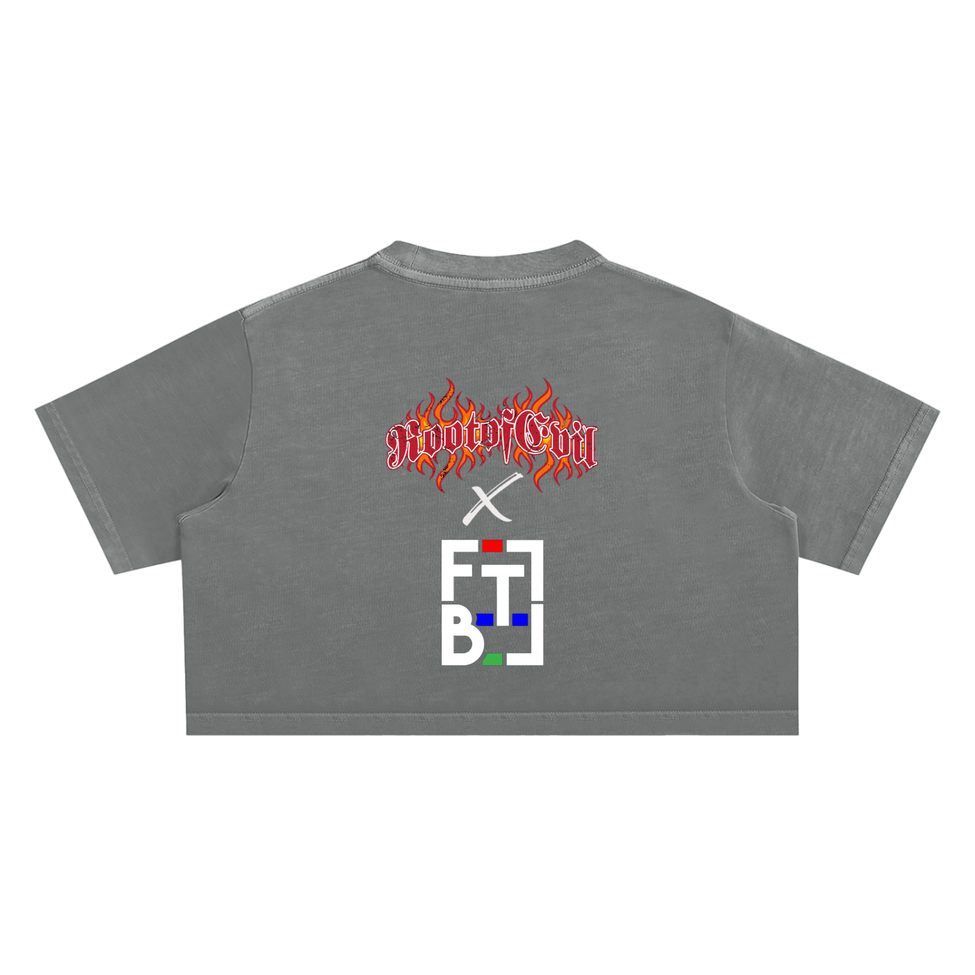 "ROOT OF EVIL x FTB" CROP TOP