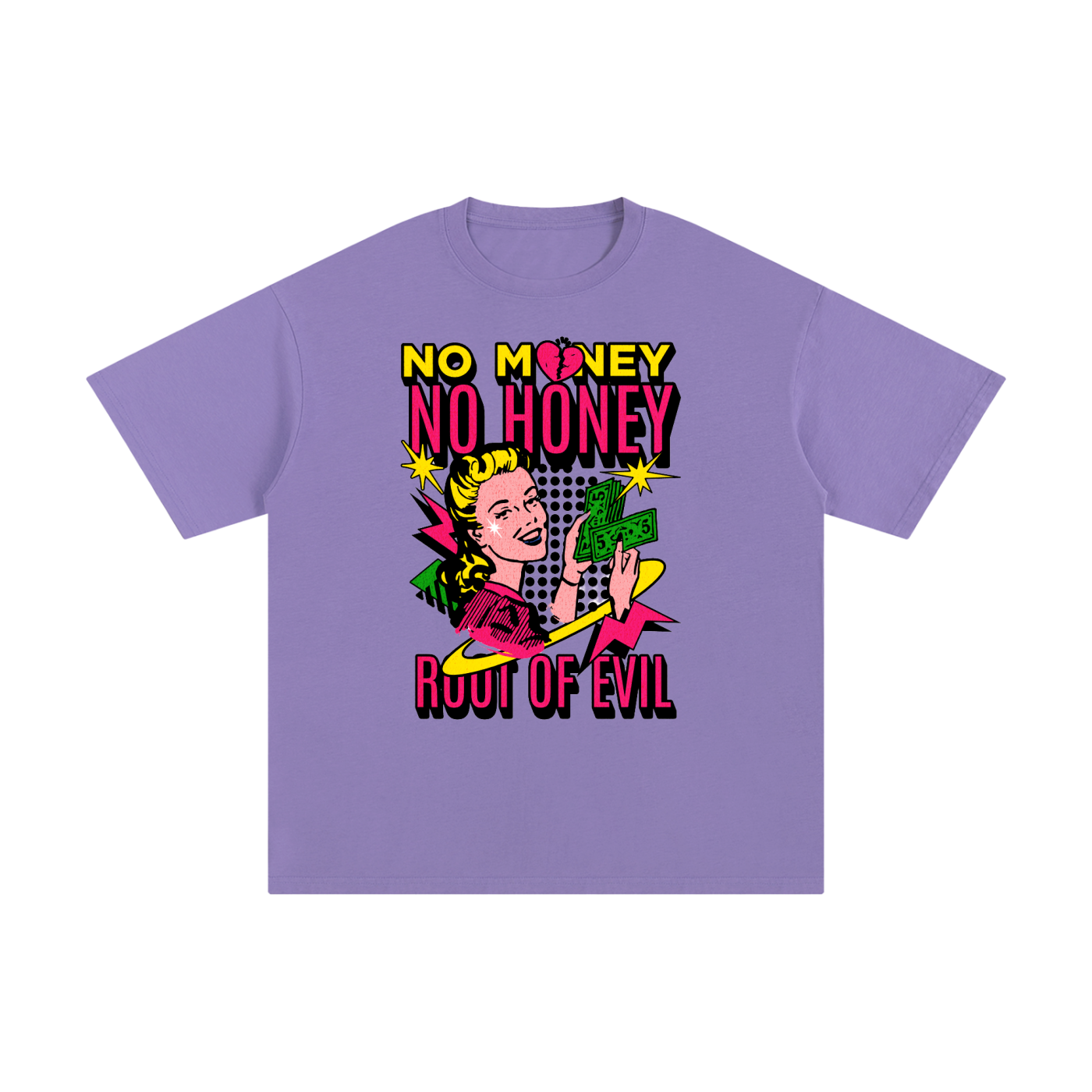 "NO MONEY, NO HONEY" TEE