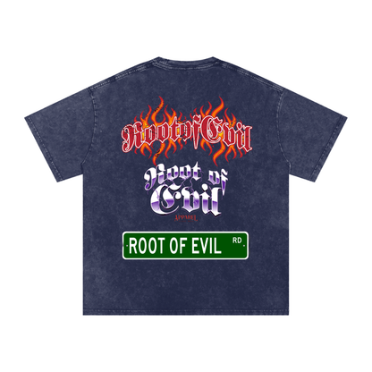 Root of Evil© TEEZ "BRANDED" -Navy Blue