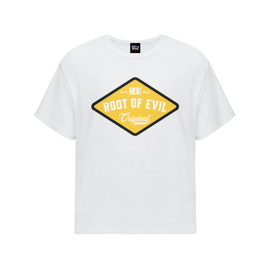 Root of Evil© TEEZ "ORIGINALS" -White/Yellow