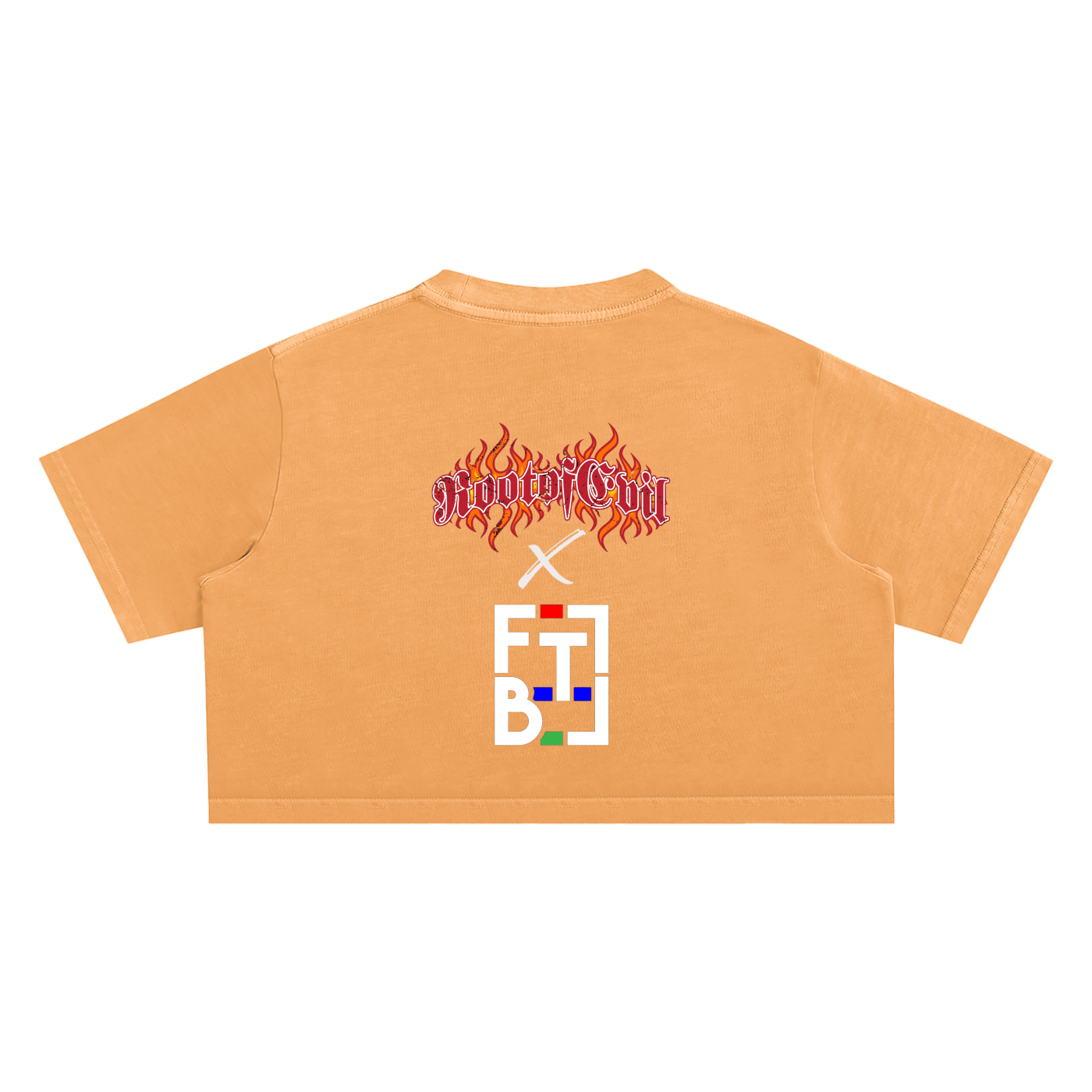 "ROOT OF EVIL x FTB" CROP TOP