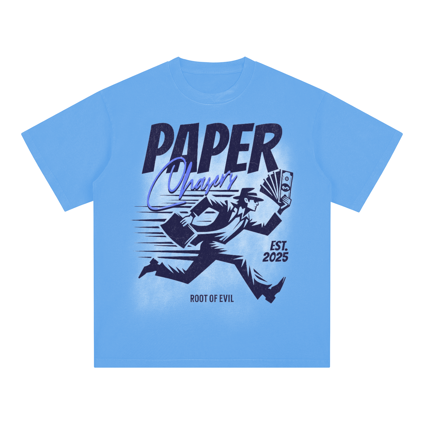 "PAPER CHASER" TEE
