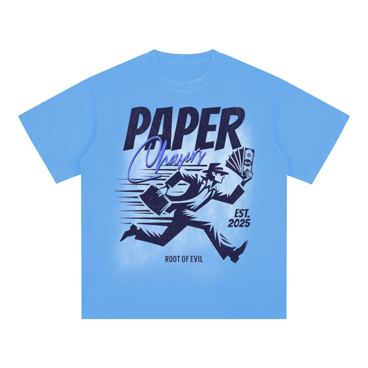 "PAPER CHASER" TEE