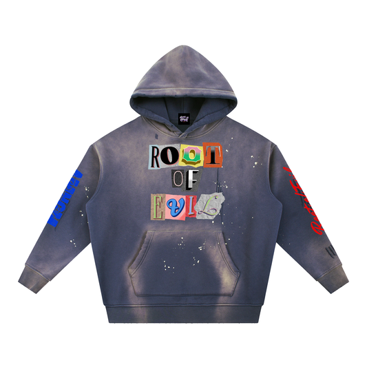 Root of Evil© HOODEEZ "BRANDED" -Navy Blue