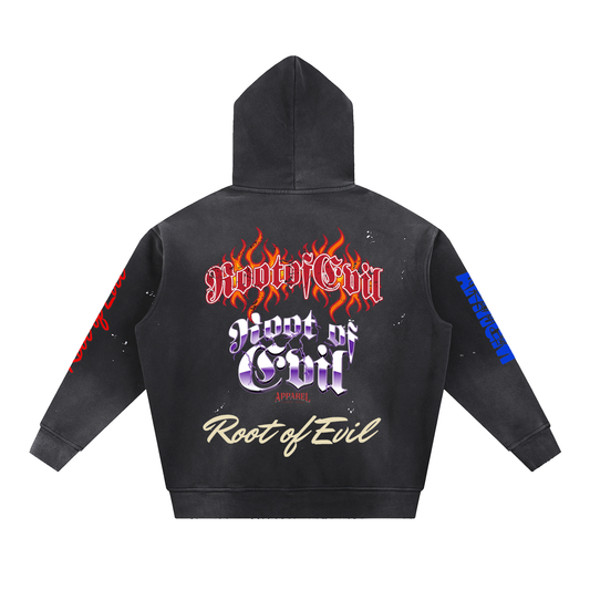 Root of Evil© HOODEEZ "BRANDED" -Black