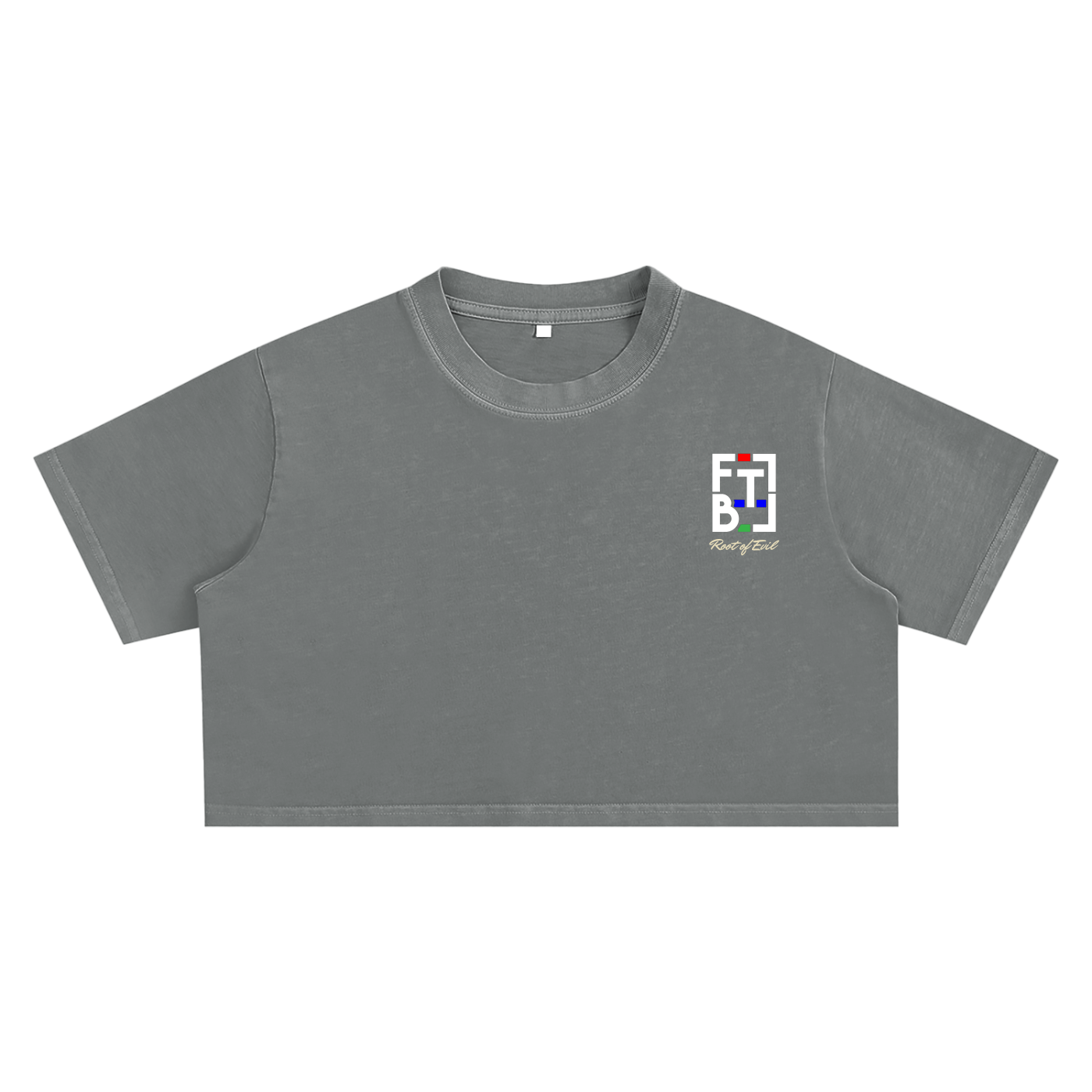 "ROOT OF EVIL x FTB" CROP TOP