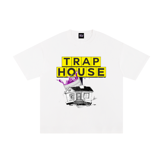 Root of Evil© TEEZ “TRAP HOUSE” -White