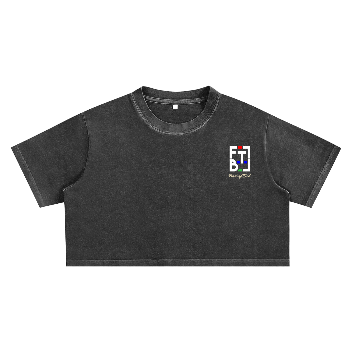 "ROOT OF EVIL x FTB" CROP TOP