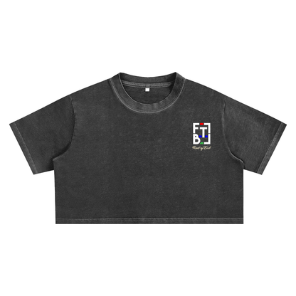 "ROOT OF EVIL x FTB" CROP TOP