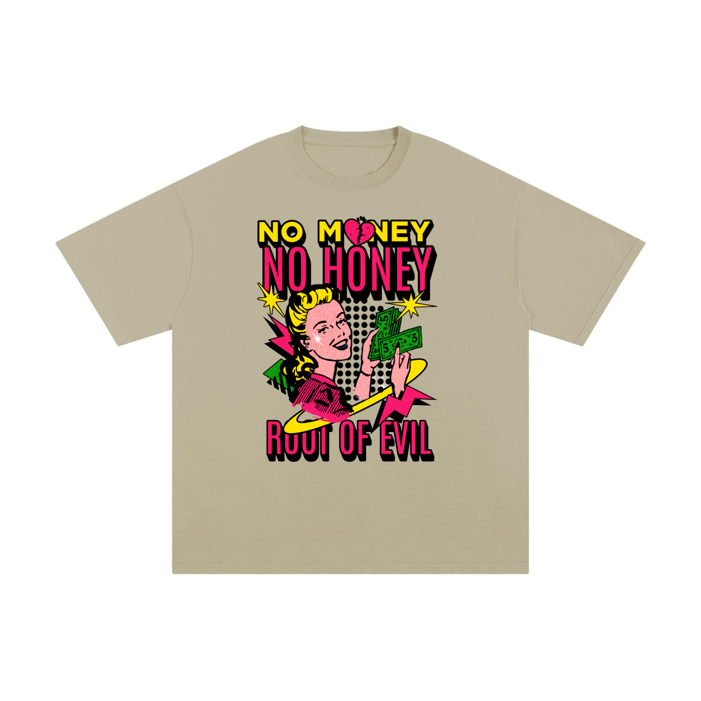 "NO MONEY, NO HONEY" TEE