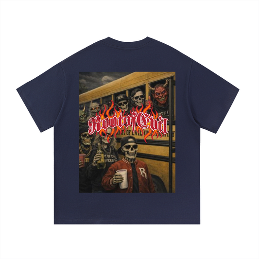 Root of Evil© TEEZ “UNIVERSITY LAMAR PACKSON” -Navy Blue