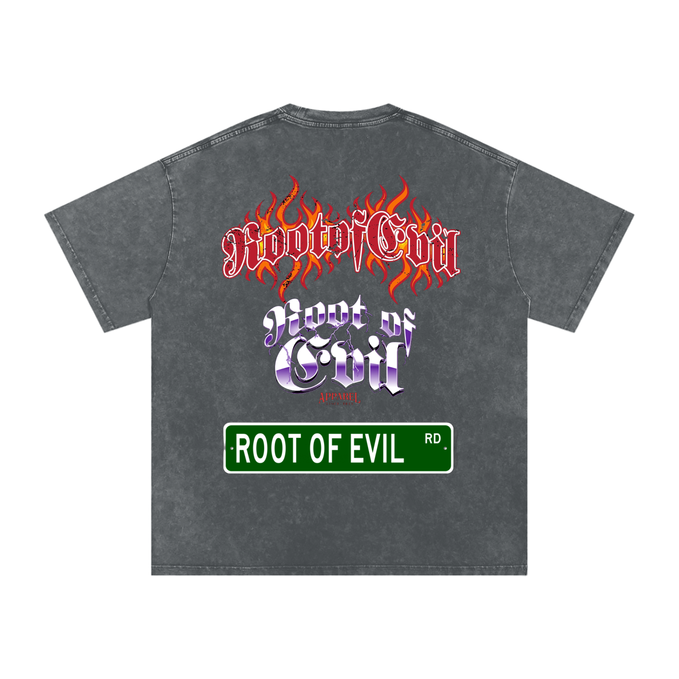 Root of Evil© TEEZ "BRANDED" -Pirate Gray