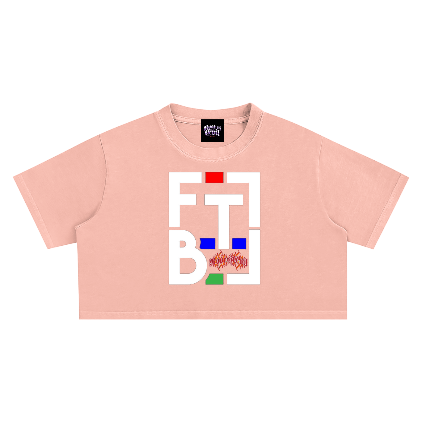 ROOT OF EVIL x FTB "FreeTheBros" CROP TOP