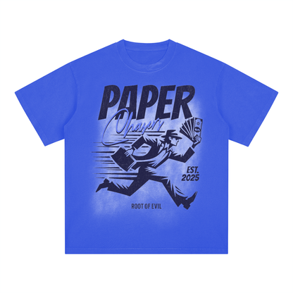 "PAPER CHASER" TEE