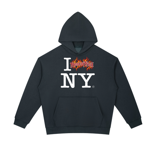 Root of Evil© HOODEEZ "IROENY" -Navy Blue