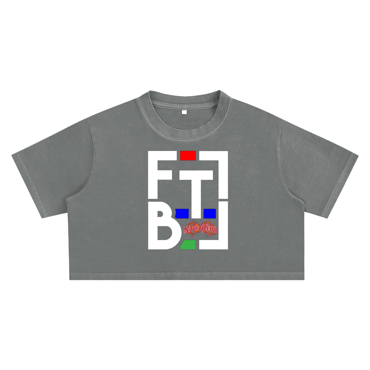 ROOT OF EVIL x FTB "FreeTheBros" CROP TOP