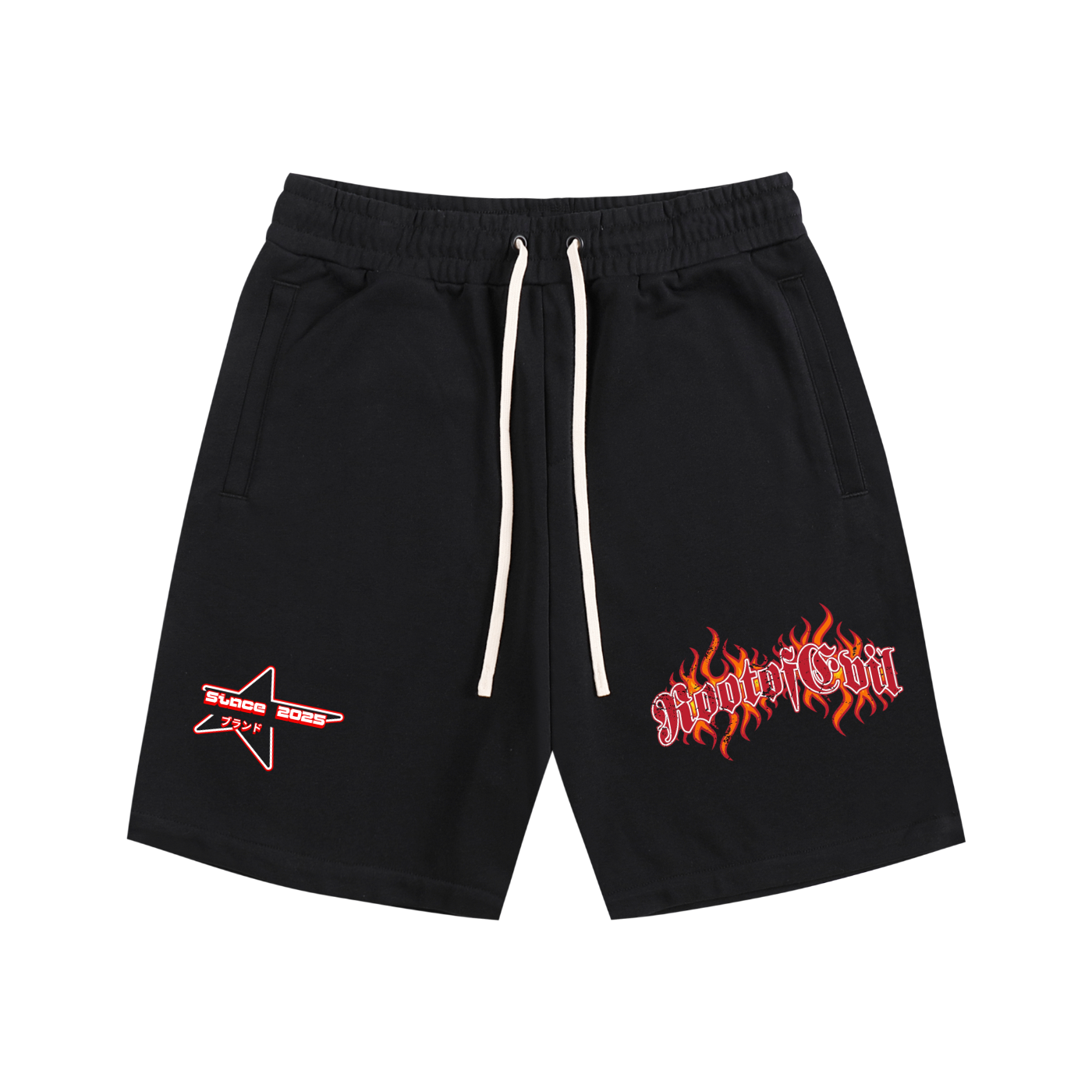 “Retro Blaze” Crew Shorts