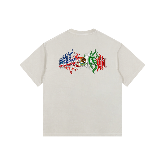 Root of Evil© TEEZ "FUCK ICE V2" -Light Apricot