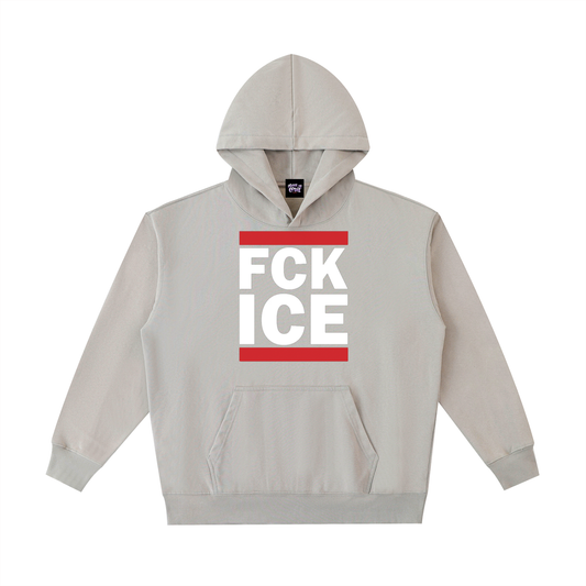 Root of Evil© HOODEEZ "FUCK ICE V1" -Light Gray